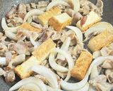 厚揚げと玉ねぎの豚バラ「マヨ味噌」炒め作り方7写真