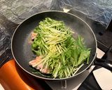 さっぱり！鶏もも肉と水菜の塩レモン炒め作り方6写真
