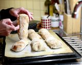 北欧産の強力粉で 気泡たっぷりチャバタ作り方21写真