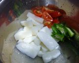 はんぺんと野菜の　梅風味胡麻チーズ和え作り方5写真