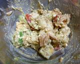 はんぺんと野菜のキムチーズ胡麻和え作り方5写真