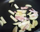 ➏　炒め野菜でオープンサンド　➏作り方2写真