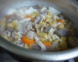味噌入り～粕汁作り方2写真