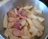 秋から美味しい！ハスと鳥肉の煮物！作り方1写真
