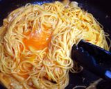 うにと卵黄のクリームパスタ作り方5写真