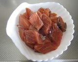 鮭と南瓜の長ねぎ豆乳パスタ作り方1写真