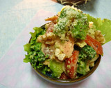 鮭と野菜のソースチーズマヨ和え作り方9写真