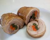 レンジで時短のチキンロール作り方7写真