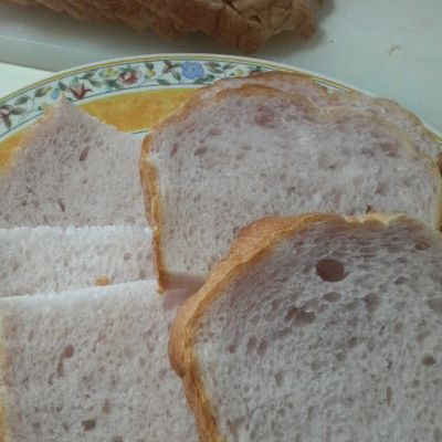 Hbにおまかせ☆紫いもの食パン by まつもMJ 【クックパッド