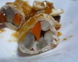 ごぼうとしめじと人参の肉巻き 甘酢からめ作り方10写真