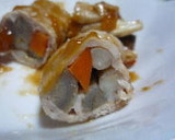 ごぼうとしめじと人参の肉巻き　甘酢からめ作り方10写真