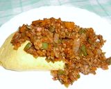 夕食にもOKなオムレツ～簡単野菜ソース～作り方4写真