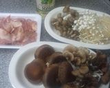 簡単！　鶏ときのこのつつみ蒸し作り方1写真