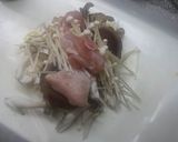 簡単！　鶏ときのこのつつみ蒸し作り方2写真