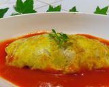 オムライス　1日分の野菜ジュースを使って作り方8写真