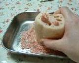 肉詰めレンコンの揚げ物作り方2写真