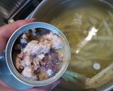 タケノコと鯖缶の味噌汁作り方4写真