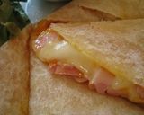 チーズとベーコンのケサディーヤ作り方4写真