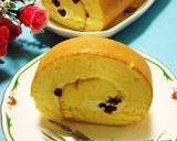 バタークリームのロールケーキ(外巻き)♪作り方17写真