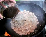 スタミナそぼろ焼きそば作り方4写真
