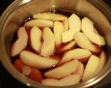 リンゴのコンポート！ワイン煮**作り方2写真