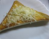 スクランブルチーズのオープンサンド作り方1写真
