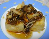 揚げ豆腐のきのこあんかけ作り方7写真