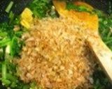 大根菜の炒め煮で菜飯(‾ー‾)作り方4写真