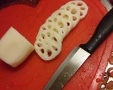 蓮根バーガーおにぎり〜家康風〜作り方1写真