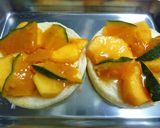 季節限定＊かぼちゃと柿のトースト作り方5写真