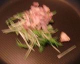 ベーコンと水菜の卵焼き作り方2写真