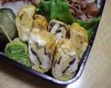 チーズと海苔の卵焼き作り方4写真