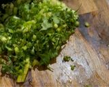 蕪のムニエル　蕪の葉のソース作り方3写真