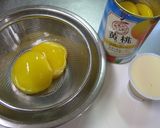 黄桃とプリン で 食パンペストリー作り方2写真
