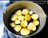 いかとサツマイモの煮物作り方3写真