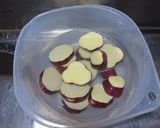 いかとサツマイモの煮物作り方1写真