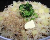バターが香る♪明太じゃがばたぁご飯。作り方5写真