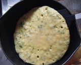 葱たっぷり～塩味パンケーキ作り方6写真