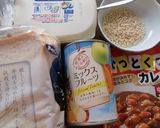 ミックスフルーツとカレーのサンドイッチ♬作り方1写真