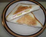 缶詰のパインを使ったホットサンド作り方4写真