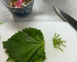 姉の家メシ・刻んで時短、青じそキムチ作り方2写真
