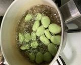 そら豆と梅おかかご飯作り方1写真