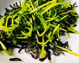 豆苗サラダ 塩昆布作り方2写真