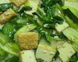 青梗菜と厚揚げの鶏そぼろあんかけ作り方6写真