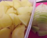 ＊簡単昆布だし＊新じゃがのお味噌汁作り方1写真