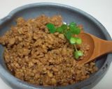 ☆簡単☆鶏そぼろ お弁当にも最高作り方5写真