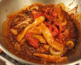 辛うまッ♡イカとお肉の韓国風炒め♪♫♪作り方12写真