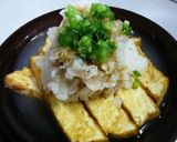 カリカリ厚揚げの大根おろし乗せ作り方3写真