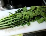 大根菜っ葉のきんぴら作り方1写真