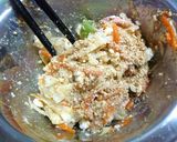 魚ニソとキャベツの変わり胡麻和え作り方5写真